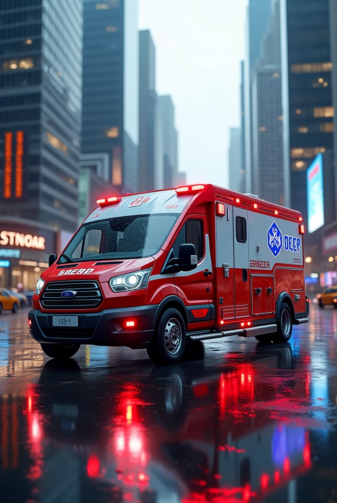 ambulance with the SMEERP logo.