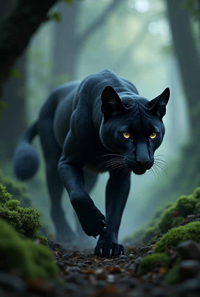 black panther mix fox