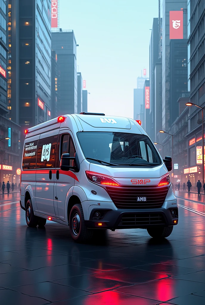 ambulance with the SMEERP logo.