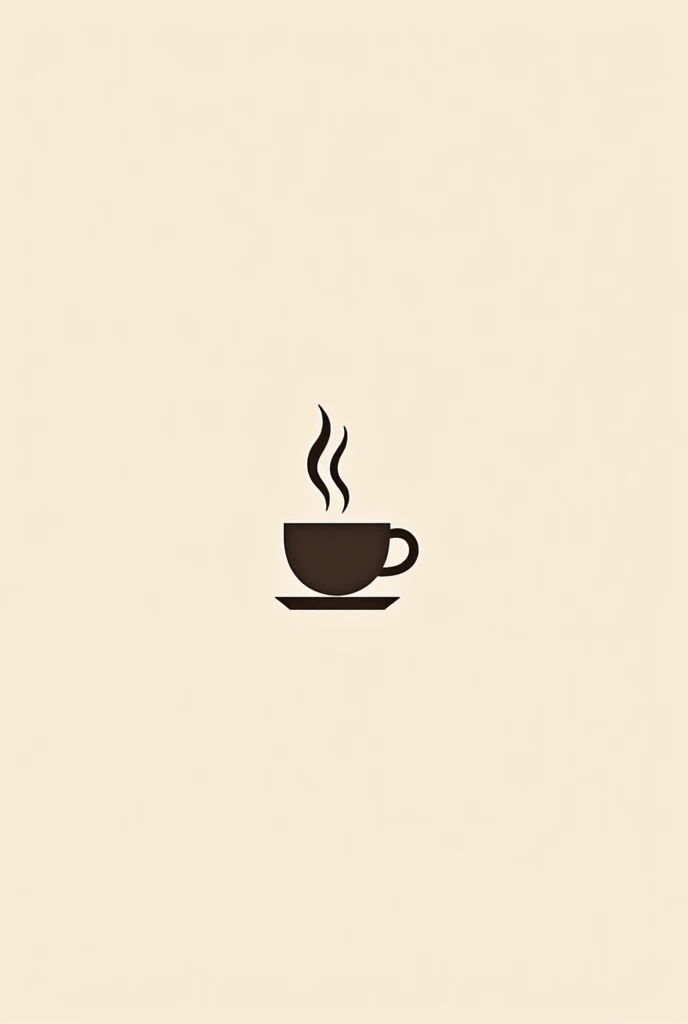 Coffee cup logo without background
