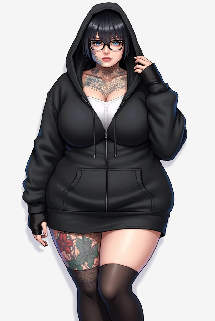 (((NSFW))), there is a woman sitting down with a longest brown hair, bbwchan, thicc, brown hijab outfit, brown hairstyle model, korean girl, korean woman, wearing brown robe, (bare breasts), full length shot, alluring plus sized model, japanese goddess, clothed in hooded, voluptuous and arousing, portrait shot, curvy model, voluptuous body, wonderful, nene tanaka body , bbwchan, The overall atmosphere is smooth , haunting illustrations, extremely high-resolution details, photographic, realism pushed to extreme, fine texture, 4K, ultra-detailed, high quality, high contrast, red sneakers , cold atmosphere ,, cold atmosphere ,, ((Detailed texture of tattooed skin)), tattoo round breasts, tattoo style, tattoo on breasts, tttattoo, showing her thigh , tattoo on thigh, a close up of a woman with tattoos on her body, inked, tattooed body, fully tattooed body, tattooed, full-body tattoos, full - body tattoos, , full body tattoo, with tattoos, , tattoos, tattoos all over the skin, tattoos and piercings, ((Let: 0.45)) lora, {{Big Brother's Tattoo Woman Iremuzi Tattoo Style V1.0: 0.91}},, ((BohoAI v1.0 : 0.45))