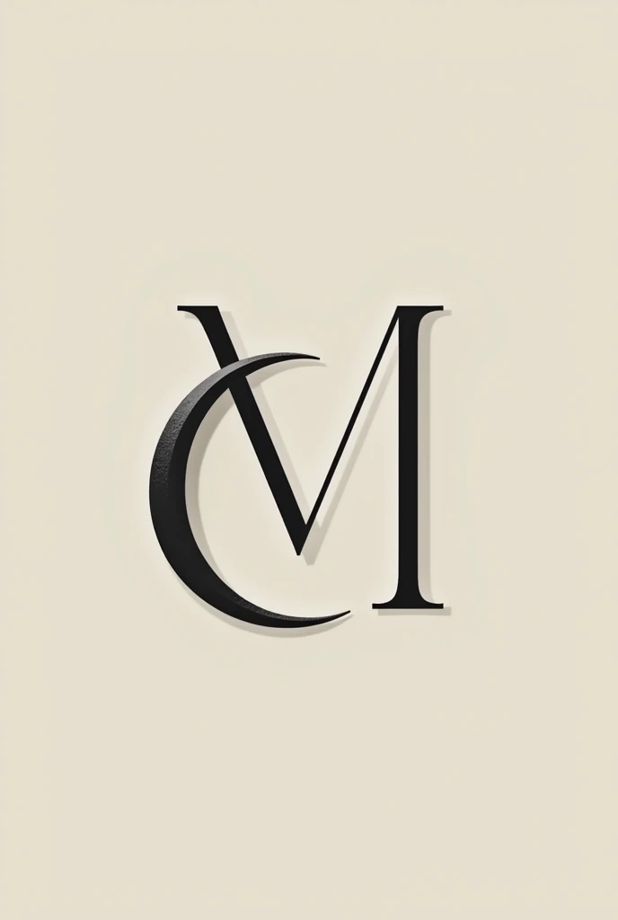 profile picture for my Twitch channel but it should be a symbol with the letter M that looks original and simple AND that has a moon 
