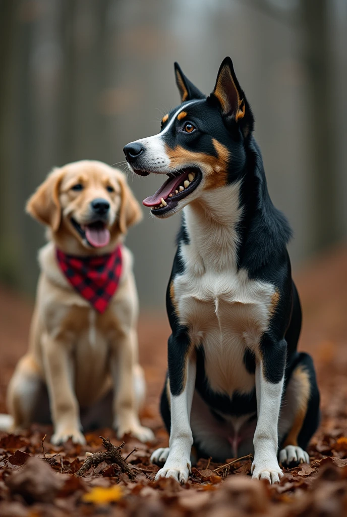 Dogs barking at death