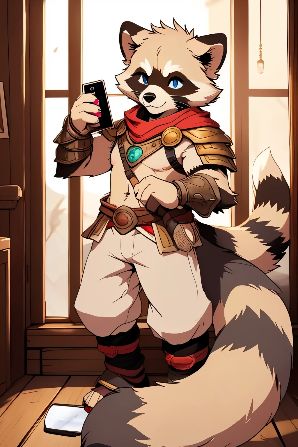 anime boy posing in front of a window, a close up of a male anthropomorphic raccoon in a bikini holding a cell phone, femboy, male wearing ornate bikini armor, gray raccoon fur, intricate outfit, fantasy outfit, hyperdetailed furry fantasy character, cinematic goddess body shot, male with femenine body, furry, furry art, extremely detailed goddess shot, well - detailed outfit, extreme detail skin, warrior outfit, intricate body, faired skin, intriguing outfit, trendin on artstation, scandelous fantasy armor ahri, gray raccoon fur, commission for high res, anthropomorphic raccoon, femboy, sfw version, pov furry art, ahri from league of legends, male furry mini cute style, furry art!!!, fluffy tail, crotch bulge, furries wearing tails, furry tail, thick fluffy raccoon tail, bubble butt, cutesexyrobutts, very very beautiful furry art, pink panties, tail, there is a femenine boy in a bikini, attractive raccoon boy, kitsune, beautiful young raccoon boy, femboy, gay, raccoon boy, raccoon, male furry mini cute style, furry body, very beautiful cute raccoon boy, anime raccoon boy, raccoon boy, furry anime, fursona!!!!, male fursona, fursuit!!!!, fursona, raccoon face!