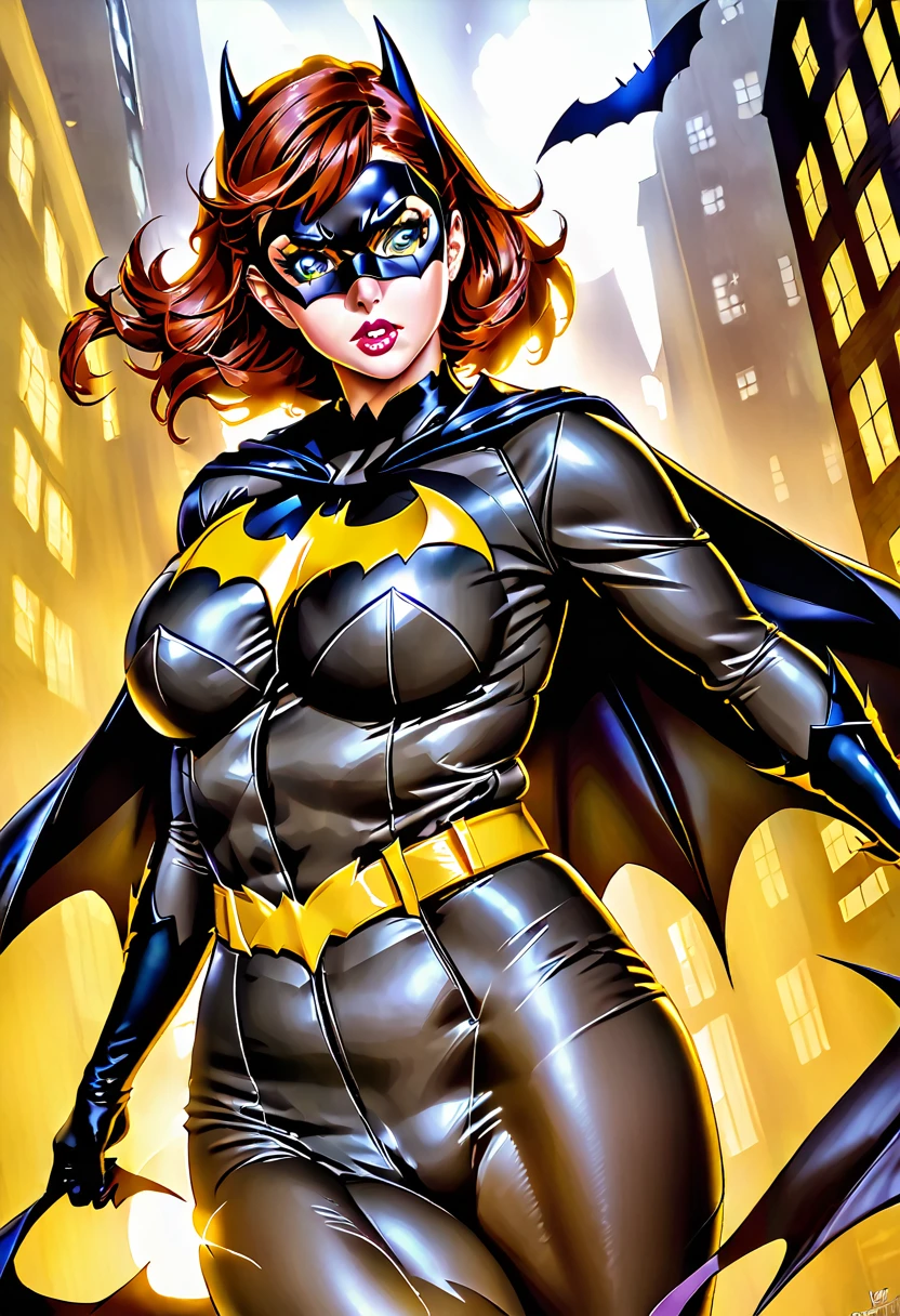 Big breasted Batgirl