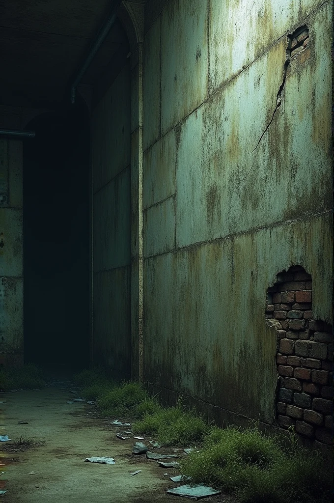 Scary dirty wall
