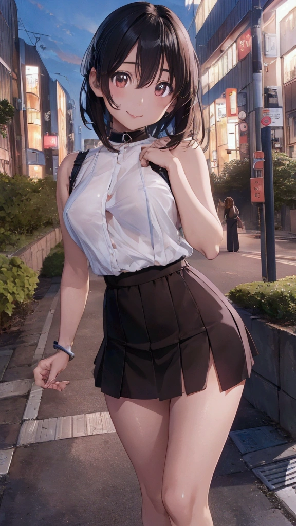 (long shot, looking away, shift character off center, draw the face precisely), a white young lady, wearing various jacket or dress, wearing underwear, her chest is wet, she thrusts her crotch forward, ((the fence on sidewalk will be called X from now on), she uses her crotch to push X, her crotch must be touching and straddling on that X, that X to the crotch), open her legs, Includes crouching pose, ((for masturbation, orgasm)), (outside, in the some place), (The presence of pubic hair in the crotch, Extensive pubic hair, Pubic hair sticks out of panties, All connected pubic hair, Don't trim pubic hair), (panties cover genitals), ((dripping love water)),