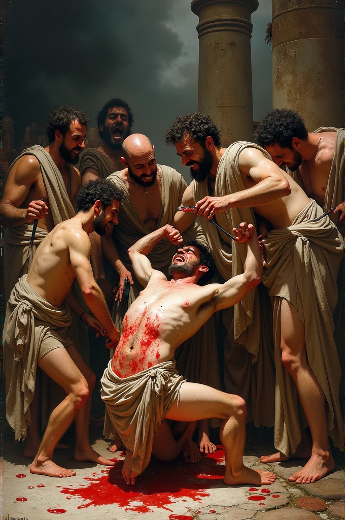 Penis in priest's ass. Orgia gay