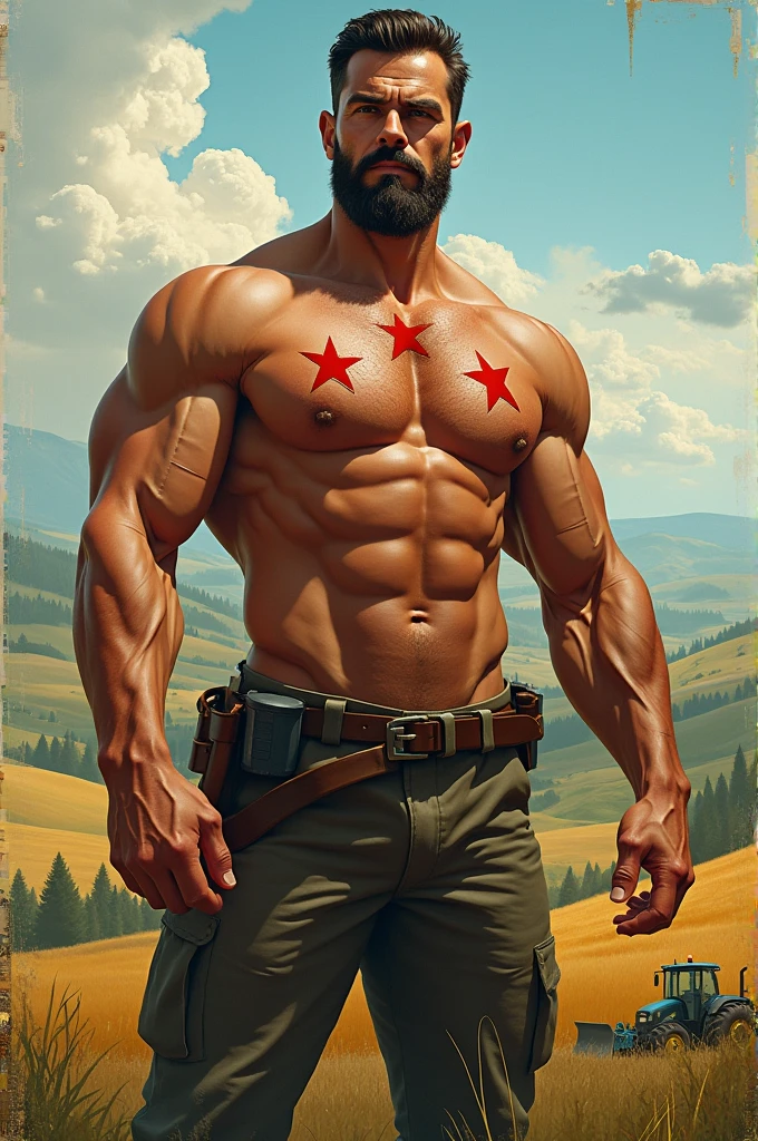 Country human comunist muscle +18