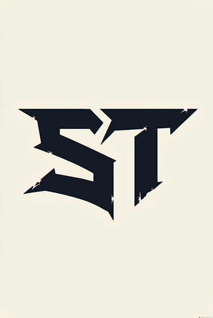 Logo type for a jiu-jitsu team with the name jiu-jitsu st