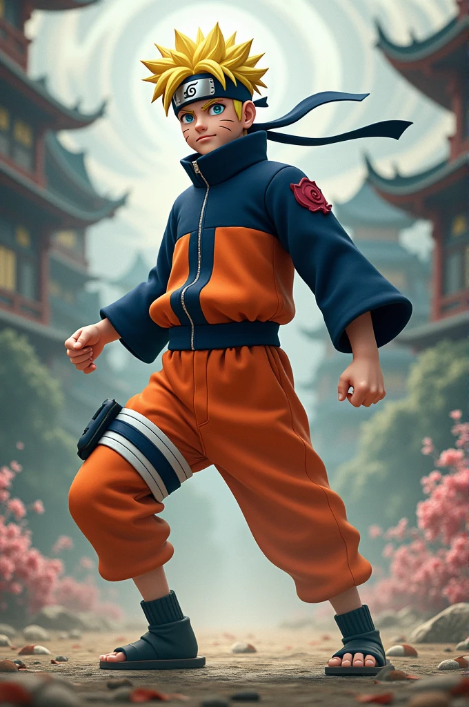 Man in naruto clothes