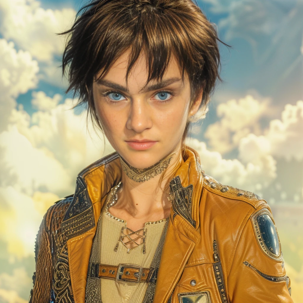 Face, leather jacket, High resolution, masterpiece, Highest quality, Intricate details, Very detailed, Clear focus, Detail Skin, Realistc skin texture, texture, Detailed eyes, Professional, 4K, Canon photography, 85mm, Shallow depth of field, Kodak Color Vision, Fits perfectly in the case, Very detailed, photograph_\(Ultra\), photograph-Realistc, Realist, postprocessed, maximum detail, Roughness, Real Life, Ultra realisic, photograph realism, a photograph of a, 8K UltraHD, a photograph of a (Film Grain) Mid-range close-up shot: Atmospheric dark lighting