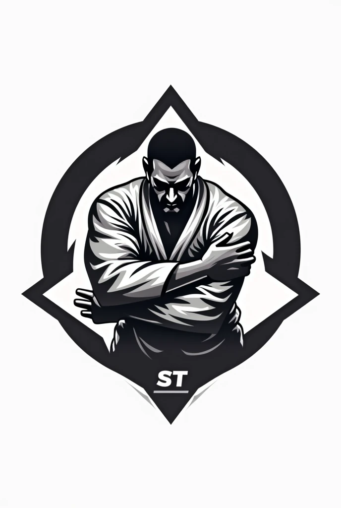 Logo for a jiu-jitsu team named jiu-jitsu st 