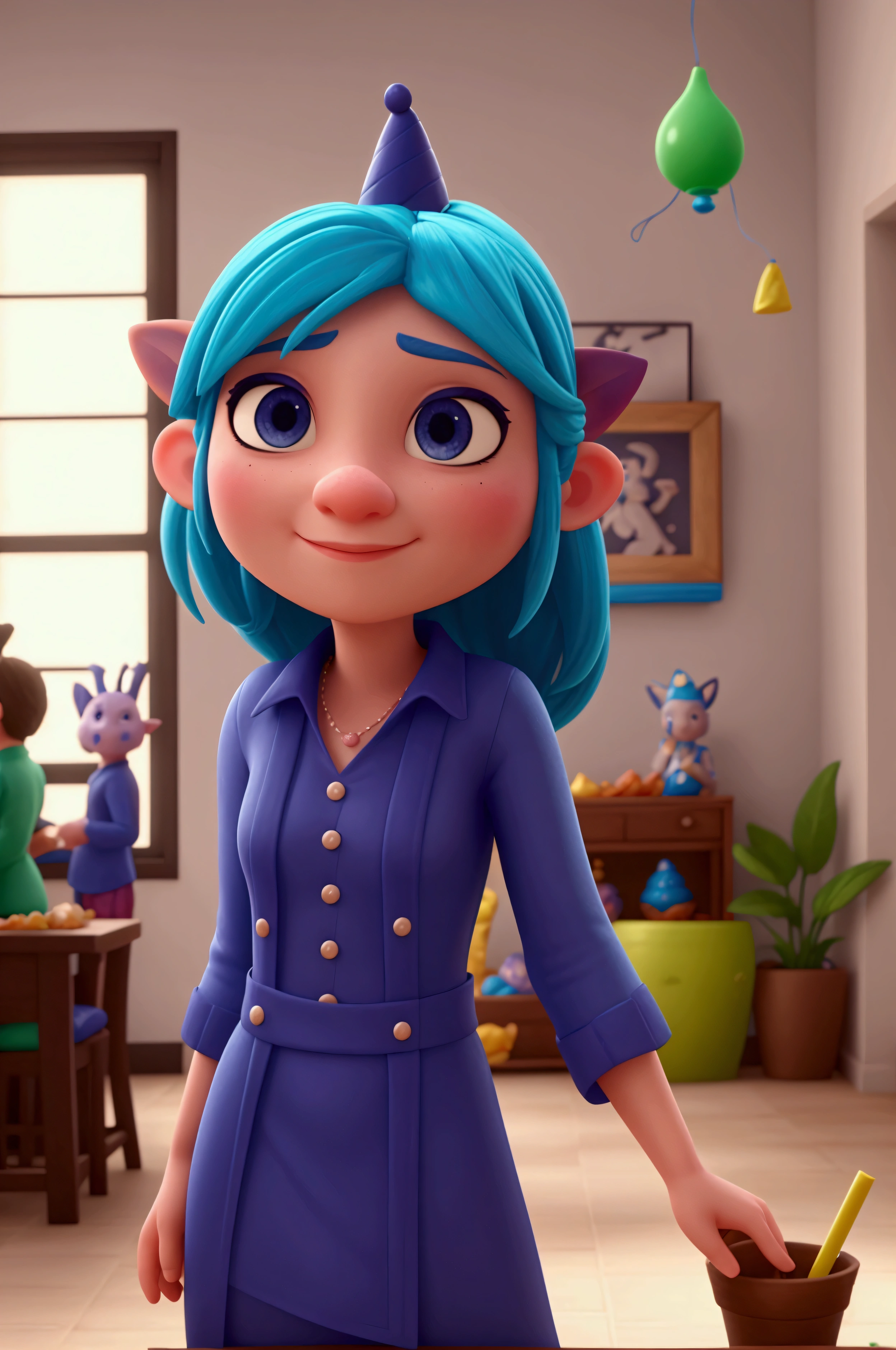 Create an avatar with the party decorator profession