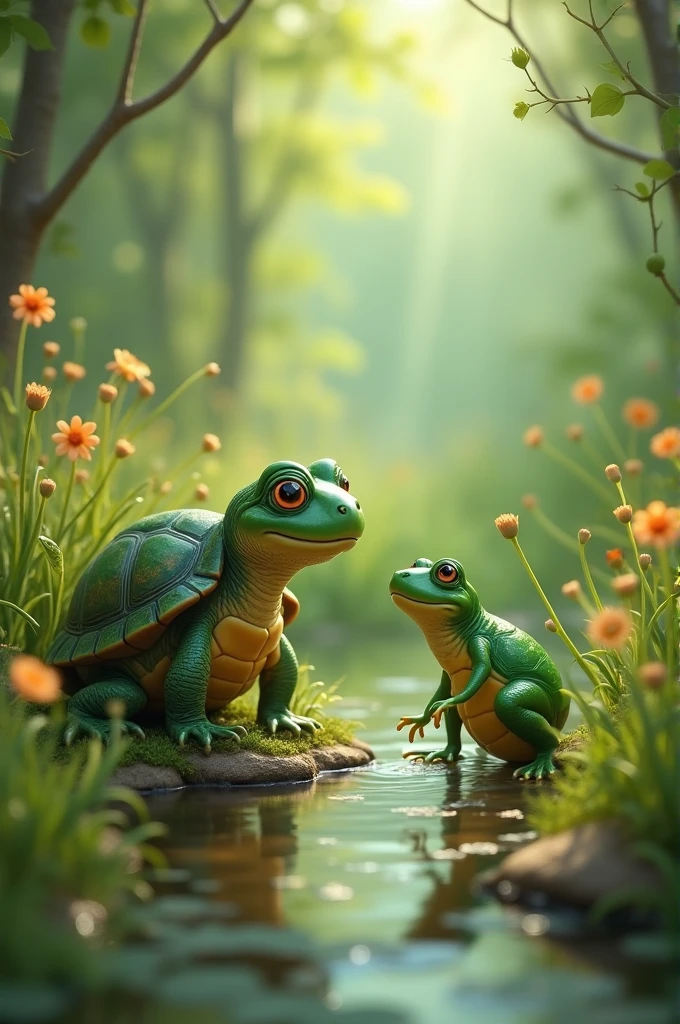 turtle+frog