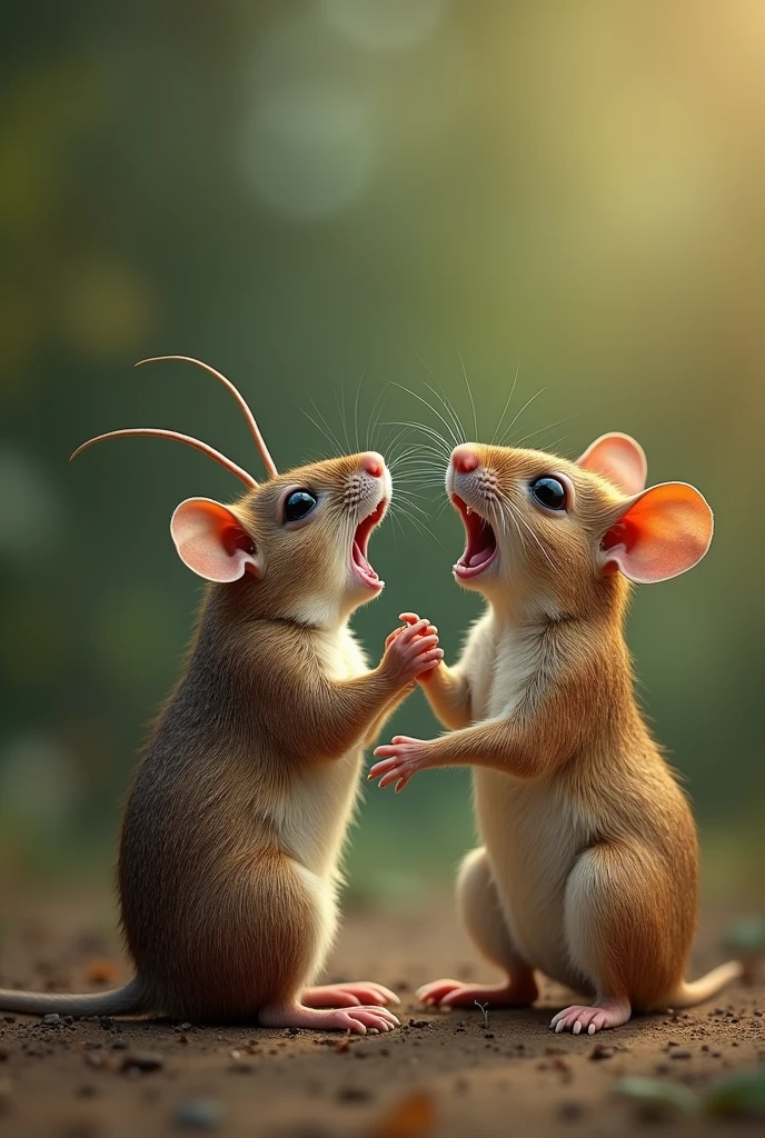 A cricket and a rat singing together