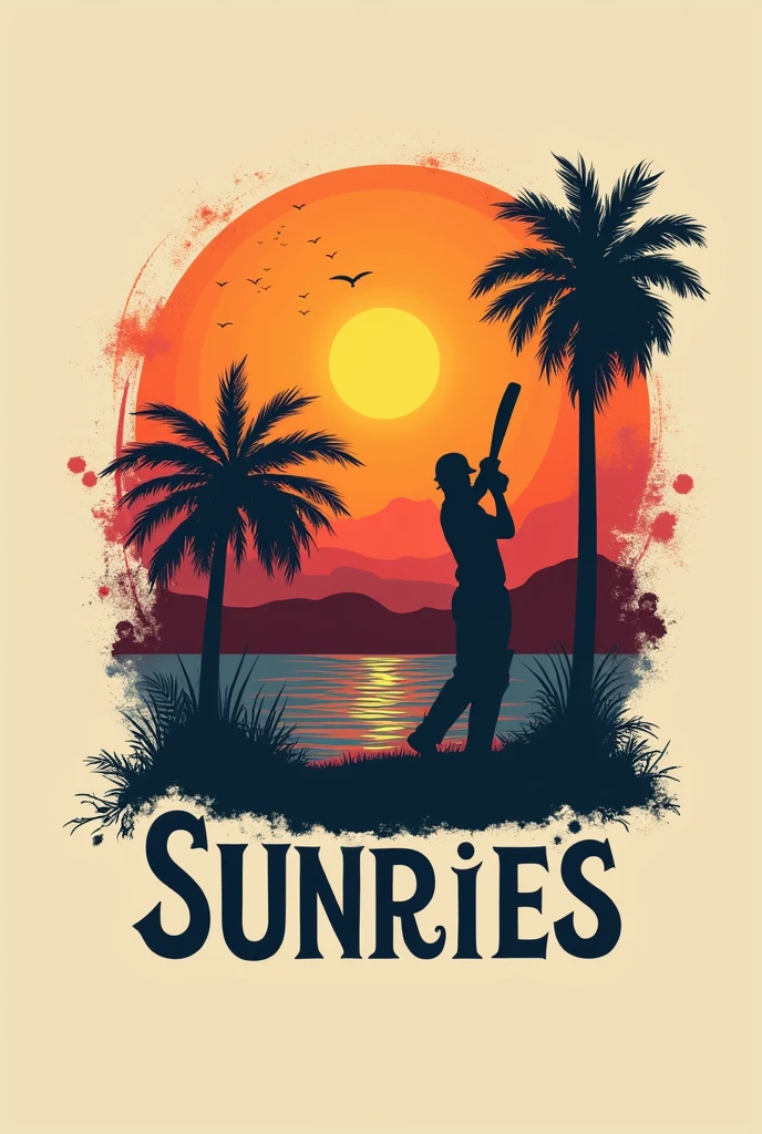 Makes logos for Cricket Team Name is Sunrises Daman 