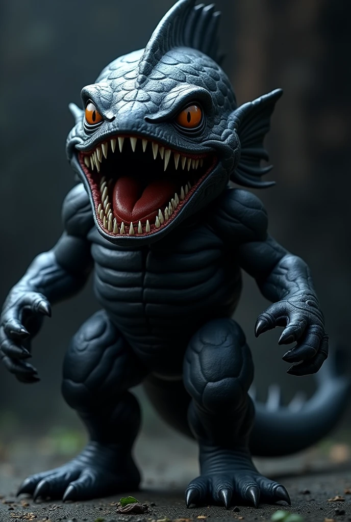 BLACK FISH Mascot