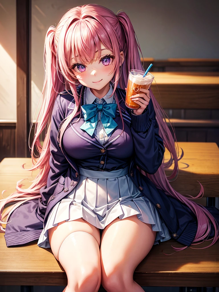 middle girls,smile,Beautiful girls,Beautiful girl from another world,Sitting in a chair,A girl drinking cream soda at a family restaurant,Purple Eyes,family restaurant,leather jacket,The best quality to get you horny,Super cute girl,Psychic,Wizard,Uniform and cardiganコーデ,battle,Colorfulな髪色,Perfect Girl,Super cute girl,Cute uniform,Uniform of the Future,Wearing a cardigan,Long Hair、Sparkling eyes,She has her bangs down,Colorful,Ultra HD,Young girl,sex,Naughty Girls,Full body image,Big Breasts,Beautiful Girl's Paradise,Fashion Girl,Naughty Girls,Beautiful Girl Country,High-dimensional beautiful girl,A beautiful girl who transcends everything,So beautiful,Absurd,Beautiful girls,