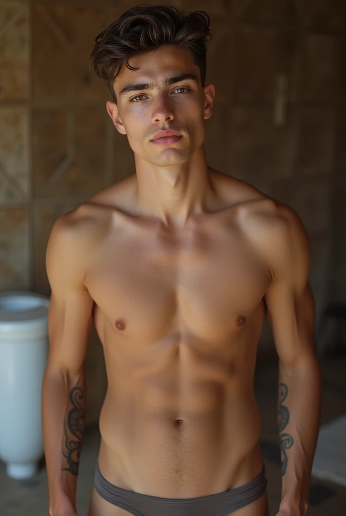 Sexy nude gay is showing his sexy penis