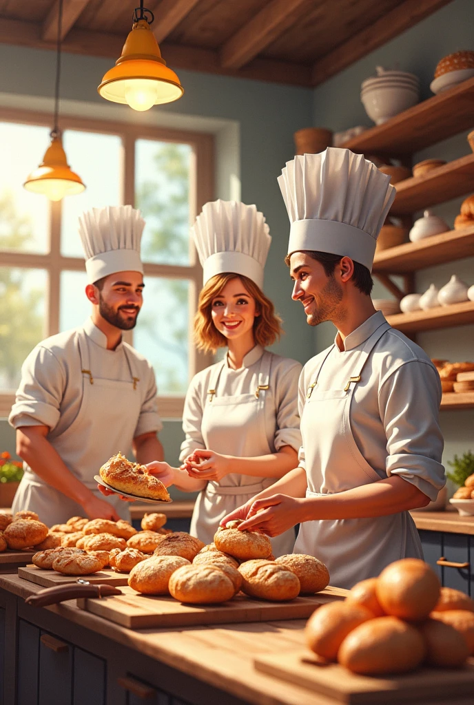 An advertisement for a bakery