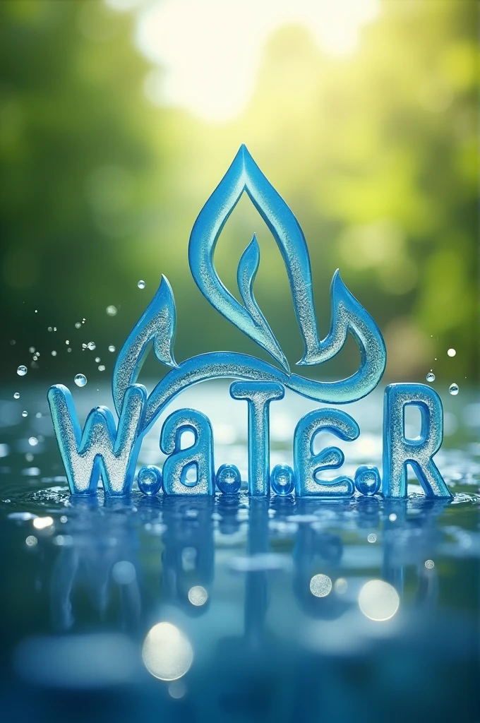 Create a photo with logo that resemble Water For Life! And has this words W.A.T.E.R which means Water Accumulation and Treatment for Eco-friendly Reuse