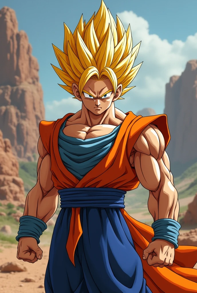 Make Vegeta angry with Saiyan warrior clothes