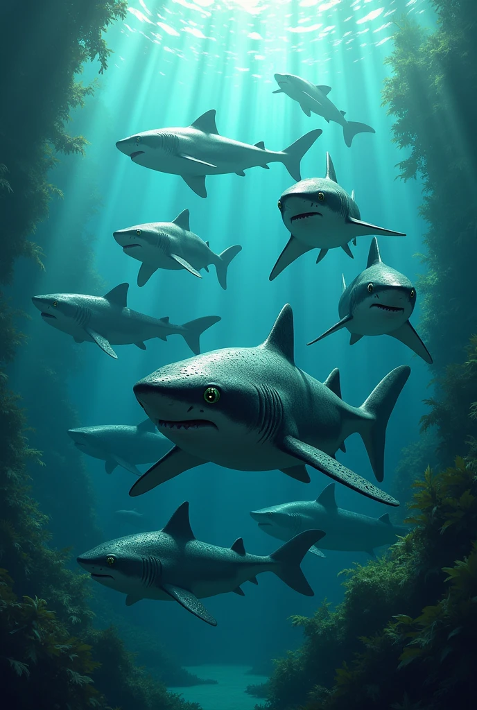 10 Green Eyed Shark