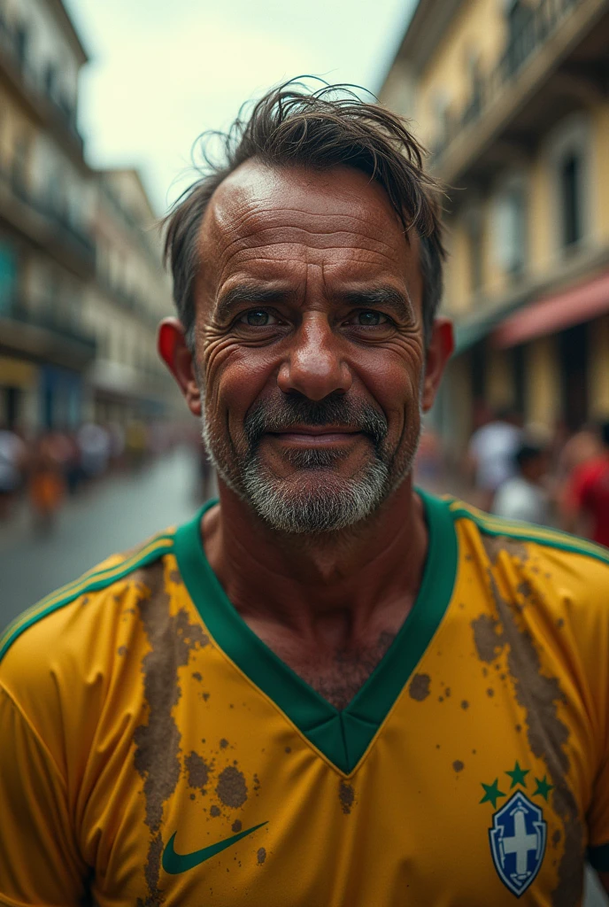 Create a character who is a middle-aged Corinthians fan