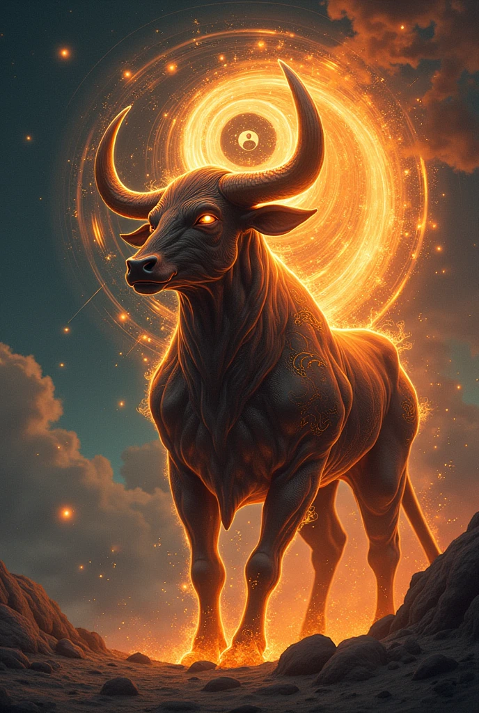 1997 zodiac, fire bull, yin and yang, ultra hd, soul, spirit, 