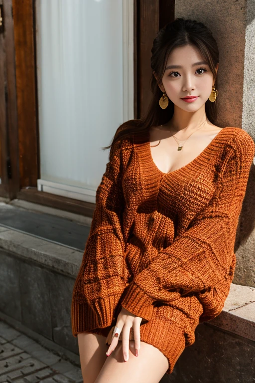Jiang Bo's beloved concubine, Brown Hair, Big Breasts, Big Butt, Japanese Beauty,