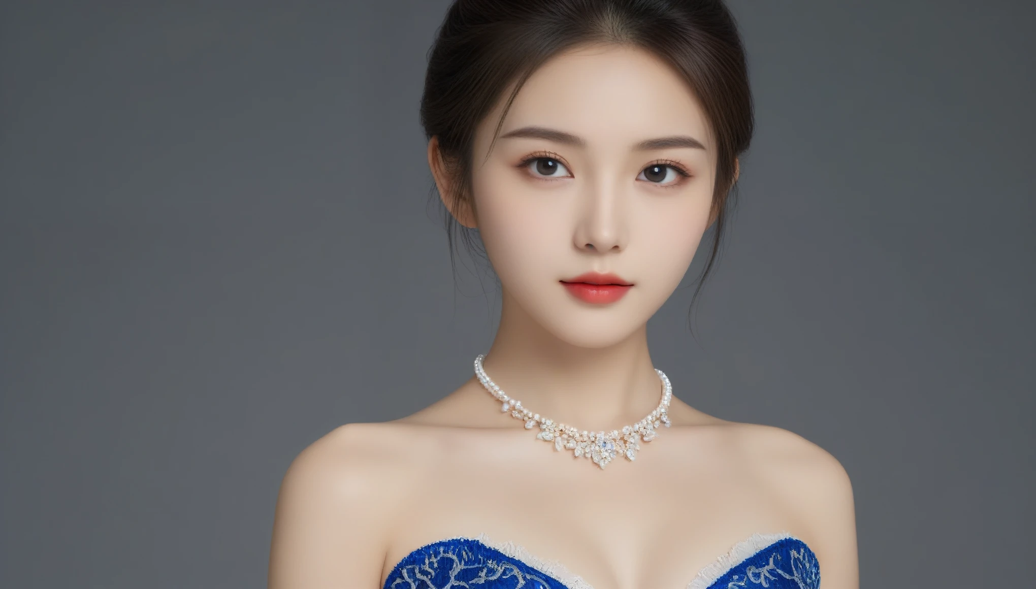 8k, Ultra-high resolution, Highest quality, masterpiece, 三分割法によるphotograph,Surreal, photograph, 1 Girl, (:1.3), pretty girl, Cute Face, 細部までBeautiful Eyes, 細かくdetailedに,masterpiece,One Girl:1.2,Japanese female announcer,cowboy shot,grin,Black short hair,Messy bun hair,((vampire:1.4)),awe, Natural skin texture、(Medieval European Dress Clothing:1.4)、(Colorful costumes:1.4)、Attractive girl、16 years oldmale body:1.4)、(女の子のポートレートphotograph:1.4Photorealistic images:1.4),Fantasy art,(Beautiful Face:1.4),Beautiful and attractive eyes、Beautiful Eyes、(Tight waist:1.4)、(9 Beautiful girls with perfect body proportions:1.4),Red lips,(choker:1.4),Looking at the audience,(((Ideal body type))),A-cup small breasts :2,、Portraiture:2、Perfect Anatomy、鮮明なdetailed、detailed,Fashion magazine cover,Thin lips,Gray background ,完璧でBeautiful Face ,完璧でCute Face, Skin with attention to detail, Perfect limbs、Narrow waist,Looking at the audience,(((Ideal body type))),A cup small breasts :2,Portraiture:2,Perfect Anatomy,鮮明なdetailed,detailed,Surreal,Light and shadow,moonlight