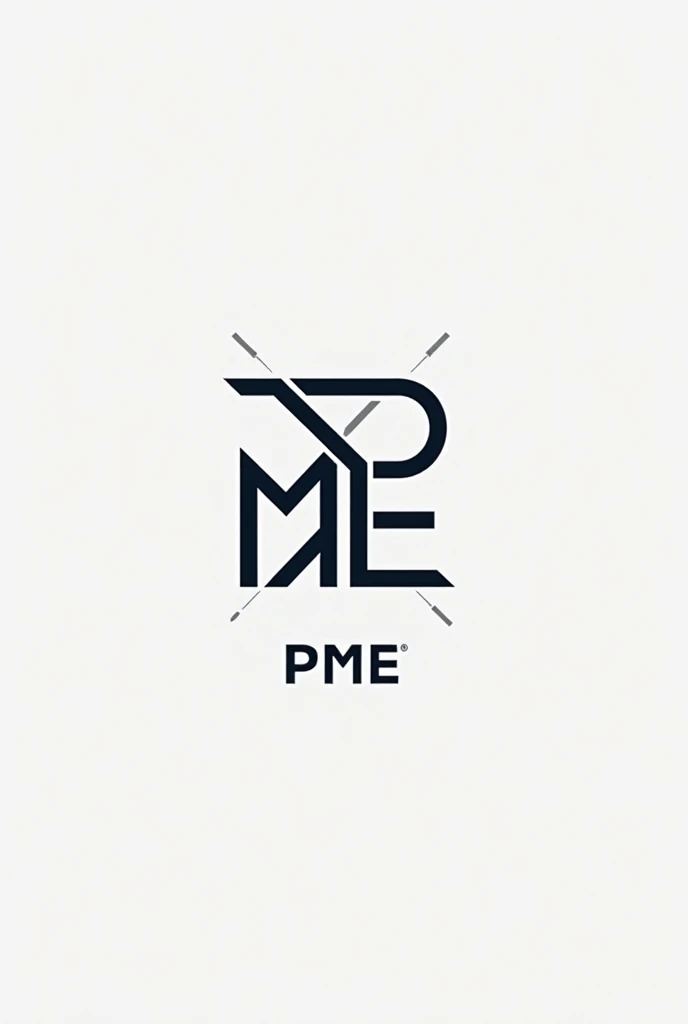 Geometric logo with PME