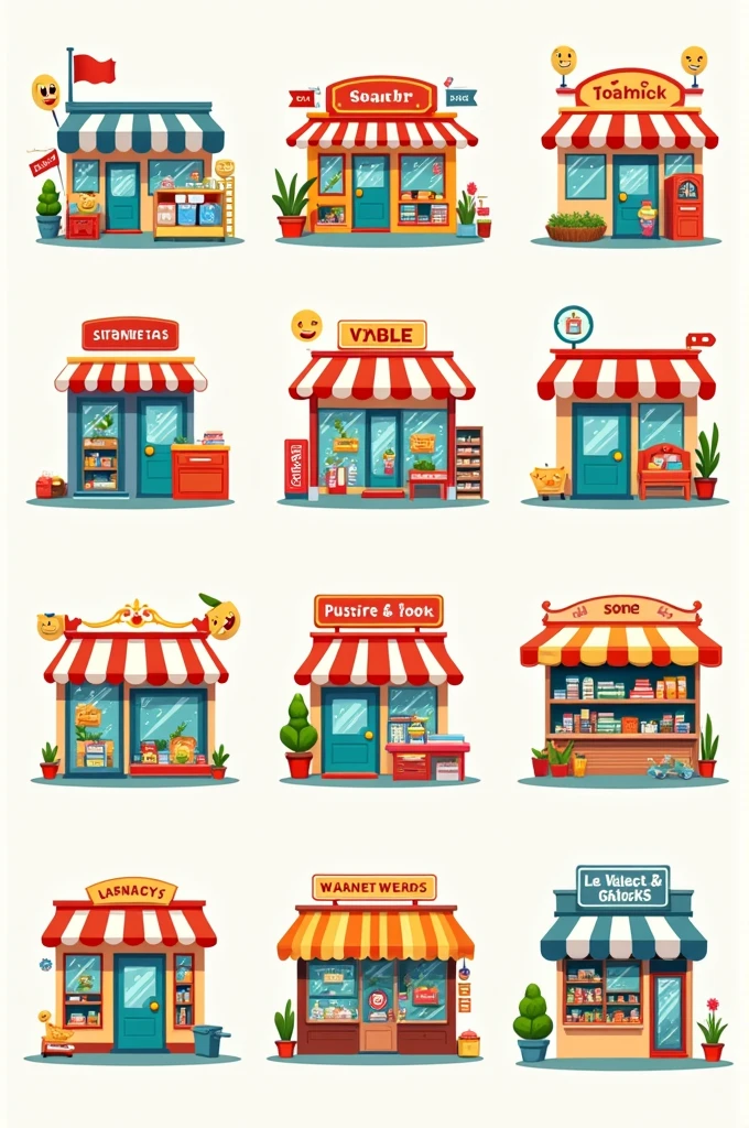 Create logos for variety store