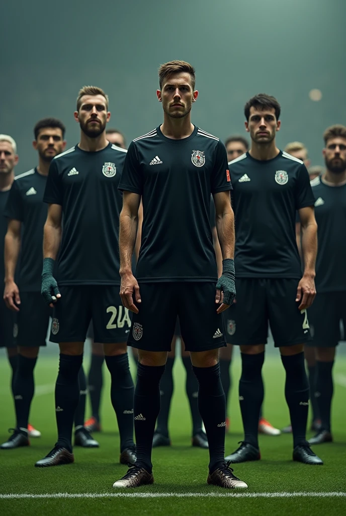 United team Black Plague preparing for the football final