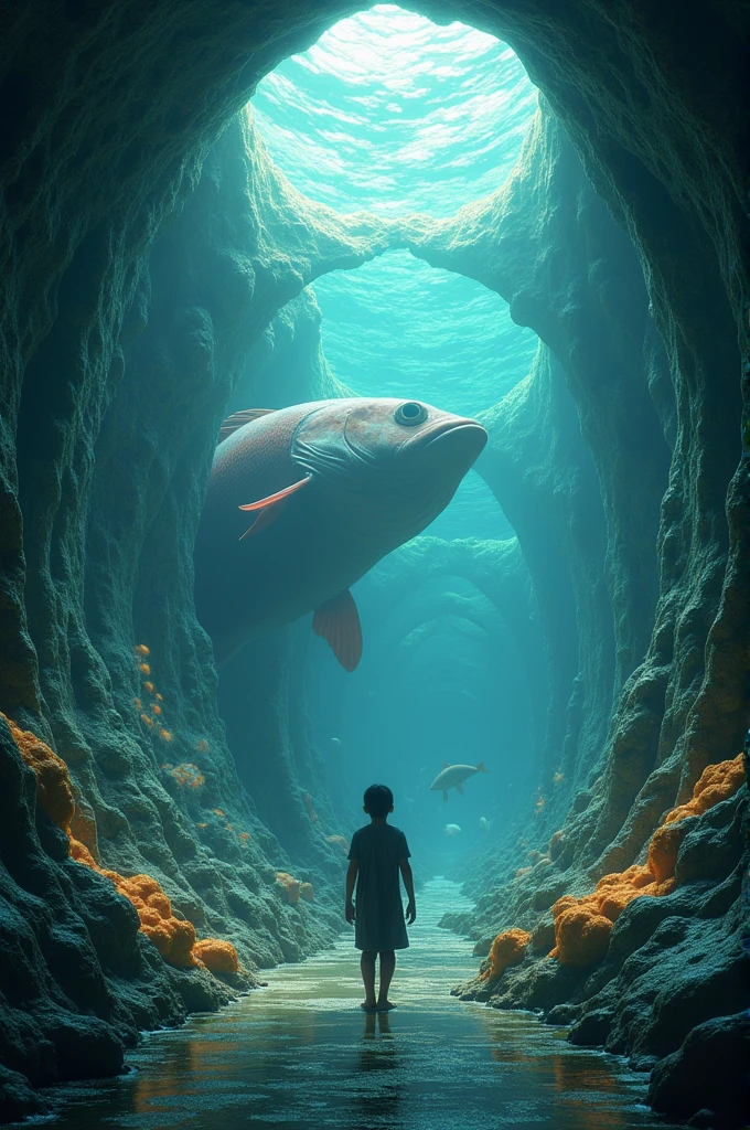 Inside the fish