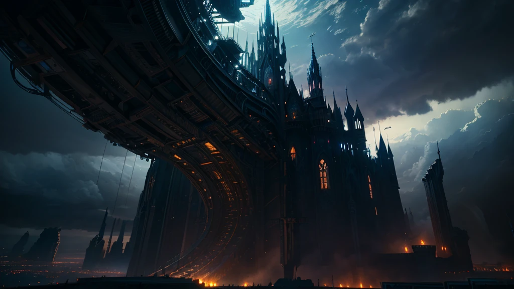  unity 8k wallpaper, Super detailed, beautifully、aesthetic, masterpiece, Highest quality, Castle in the sky, Very detailed, Dynamic Angle, Cowboy Shot, The most beautiful form of chaos, elegant, (cyber punk), (Fantasy), Best illustrations, masterpiece,Romanticism, Atmospheric, Ecstasy of Musical Notes, I can see the flowing notes