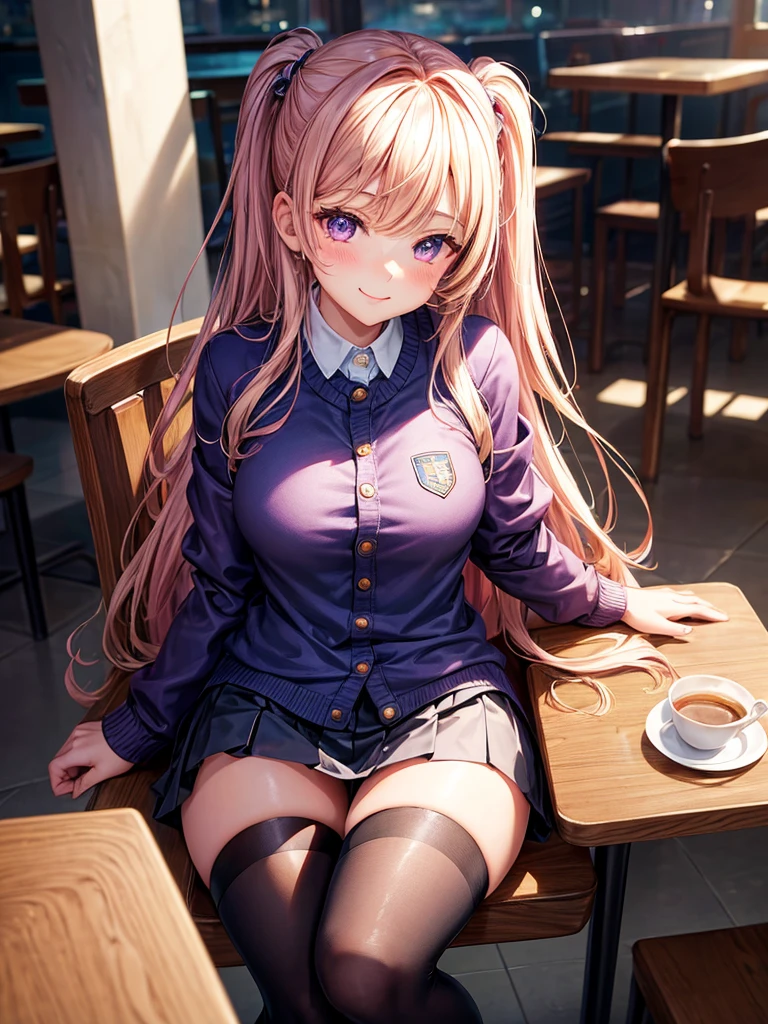 middle School girls，smile，Beautiful girls，Beautiful girl from another world，Several girls are depicted，Sitting in a chair，Cafe，Purple Eyes，family restaurant，leather jacket，The best quality to get you horny，Super cute girl，Psychic，制服とleather jacketコーデ，battle，Colorfulな髪色，Perfect Girl，Super cute girl，Cute uniform，Uniform of the Future，Wearing a cardigan，Long Hair、Sparkling eyes，She has her bangs down，Colorful，Ultra HD，Young girl，sex，Naughty Girls，Full body image，Big Breasts，Beautiful Girl&#39;s Paradise，Fashion Girl，Naughty Girls，Beautiful Girl Country，High-dimensional beautiful girl，A beautiful girl who transcends everything，So beautiful，Absurd，Beautiful girls，