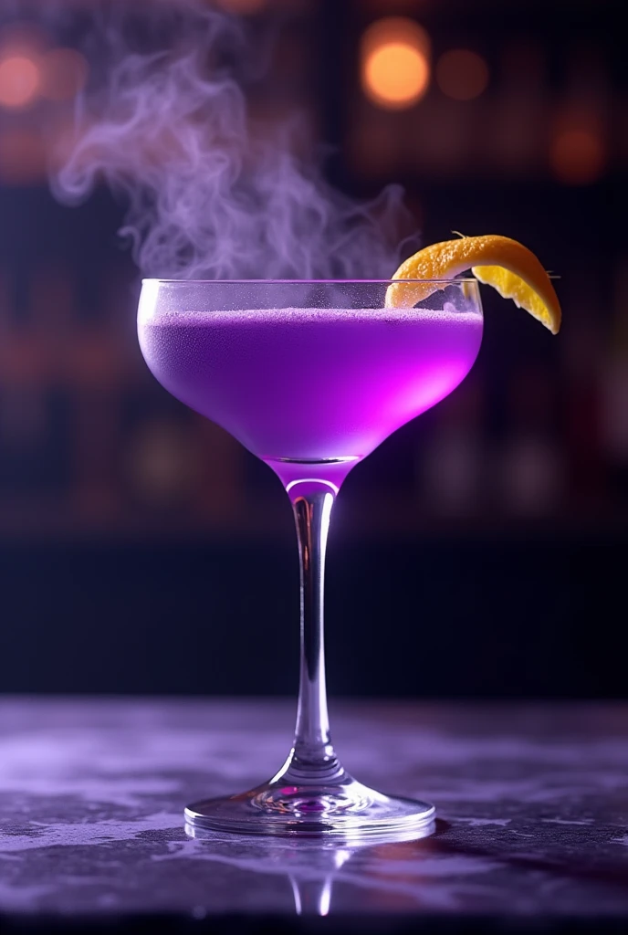 Purple cocktail