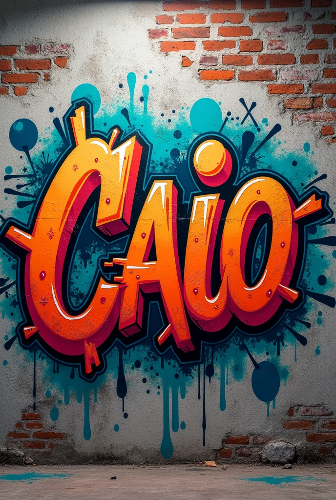 Graffiti with the name Caio
