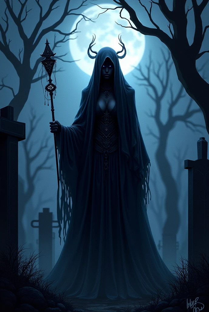 Exu Tiriri of Souls and Lady of the Night of the Cemetery

