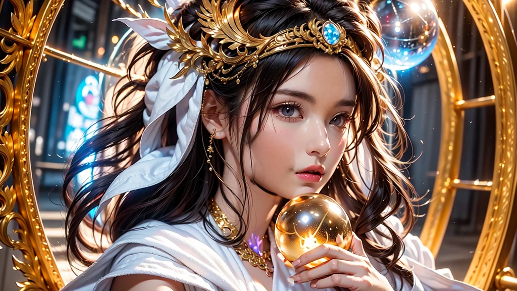 Facial skin、White Robe