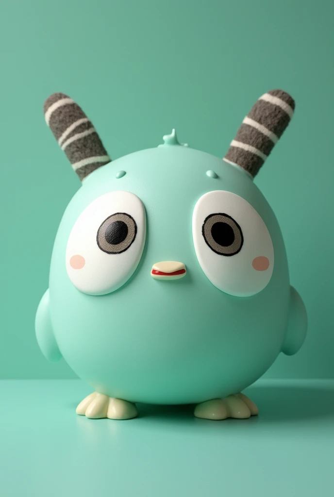 Mint-colored droopy eyes