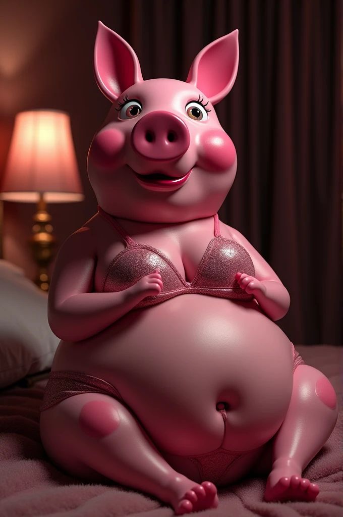Create a very sexy and hot Peppa pig.