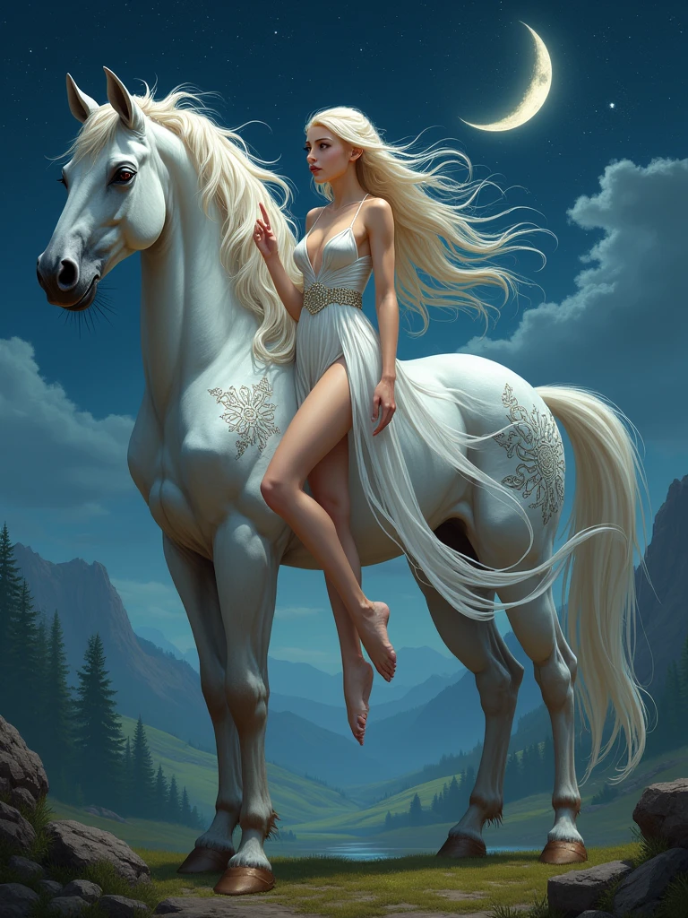 half-woman, half-mare creature, imaginative