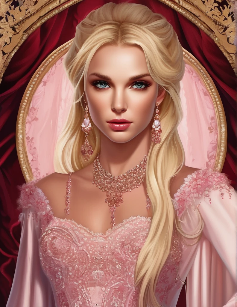 Britney Spears,(high resolution,work of art:1.2),(realisitic:1.37)Portrait of an 18th century Russian vampire of incomparable beauty. She has captivating red eyes and delicate pink lips.. long fangs, The portrait is carefully drawn down to the smallest detail.., Capture the subtle nuances of your features. She is wearing a beautiful silk dress, adorned with intricate lace and delicate embroidery. This painting speaks of the luxury of the time., Luxurious velvet curtains and golden furniture in the background. The lighting is soft and diffused, highlight the girl'it is a graceful beauty. the colors are vivid and rich, Create compelling visual experiences. . long, sharp claws, (Eyes red:1.4), Fire red eyes, (Sharp fangs visible through the gap between his lips:1.8), There is a bite mark on the neck.2They are two best quality holes, realisitic, realisitic, award-winning illustration, (Highly detailed face and skin texture), (fully body), (Complicated Detail: 1.2), (finely detail), (Complicated Detail), (Cinematic Lights, luz de fundo de best qualityer), Sharp lines, sharp focus, offcial art, unity 8k wallpaper , absurdrez, unbelievably absurd, huge filesize, mostrando o fully body- , Fantasyart, RTX,((Closing-up photo by award-winning studio)), , (Shut your mouth), , perfect hands, beautiful detailed eyes, face perfect