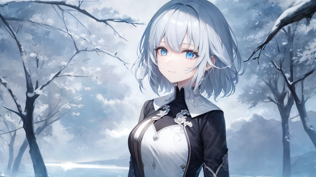 Ultra HD,Look at the viewers, Place your hands behind your back, With a girl, 20-year-old, 非常にshort hair, Long bangs between the eyes, Pale blue eyes, Very detailed,(masterpiece、Highest quality),Gray Hair、Laughter、wonderful, Silver Hair, iris, short hair、 Fluttering Hair、Small face、明るいsmile、(Detailed face) ,Professional Lighting,wonderful風景,blue sky, sunlight,Looking down from above,Portraiture、Open your mouth、Flower Field、Her eyes were shining、Mysterious and enchanting atmosphere。With AI Painting、とてもshort hair, Long bangs between the eyes, Very detailed,(masterpiece、Highest quality)、alone、Gray Hair、Fantasy, Silver Hair, Fantasyな風景、smile、Open your mouth、short hair、short hair、hairpin、black eye、Grey Eyes、Beautiful Eyes、Black Shirt、White hoodie