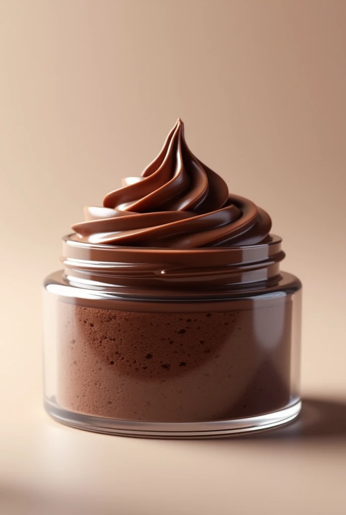 145ml Plastic Round Chocolate Jar Cake 