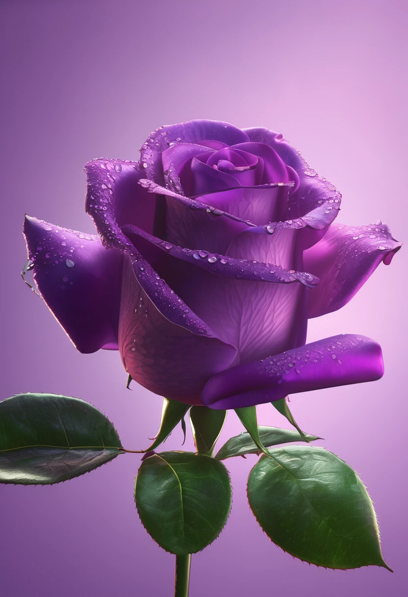 a close up of a purple rose with water droplets on it, beautiful detail and color, gorgeous colors, beautiful!!!!!!!!!, with beautiful colors, stunning colors, beautiful and colorful, beautiful flower, beautiful deep colors, beautiful vibrant colors, beautiful!!! digital art, beautiful colors, beautiful color art!, vividly beautiful colors, wow it is beautiful, beautiful colours, amazing colors