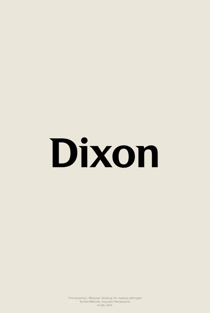 Dixon, logo, clothing brand, menswear, casual and urban